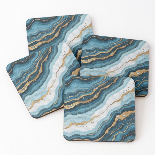 Item preview, Blue marble seamless texture designed and sold by Wordsmith-Wear.