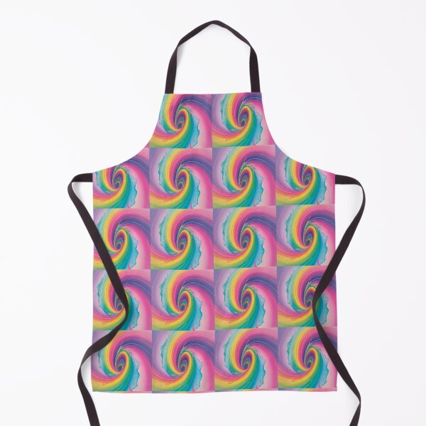 Item preview, Abstract Whirlpool Watercolor Fuchsia, Yellow, Green, Pink designed and sold by SilentSpirits.