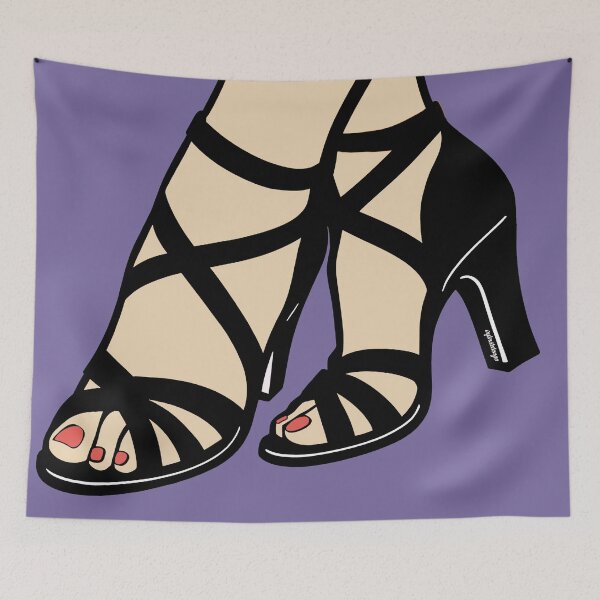 Item preview, Retro Strappy Dance Shoes designed and sold by infinitetango.