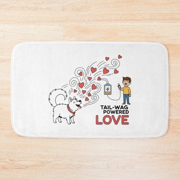 Item preview, Tail-Wag Powered Love designed and sold by Amir Faysal.