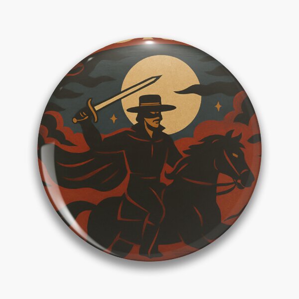Item preview, Zorro – Rider Beneath the Dust Moon designed and sold by mythographiaart.