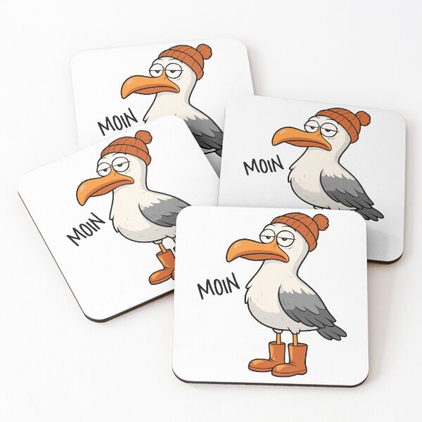 Item preview, MOIN Seagull – North German animal design with humor designed and sold by VariousGoodies.