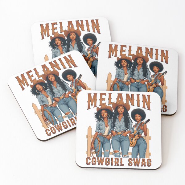 Item preview, Melanin Cowgirl Swag designed and sold by MelanatedWomanPrintDesign.