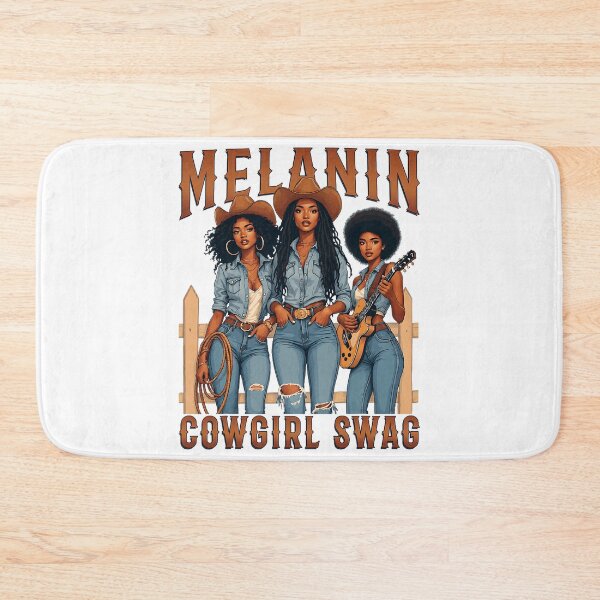 Item preview, Melanin Cowgirl Swag designed and sold by MelanatedWomanPrintDesign.