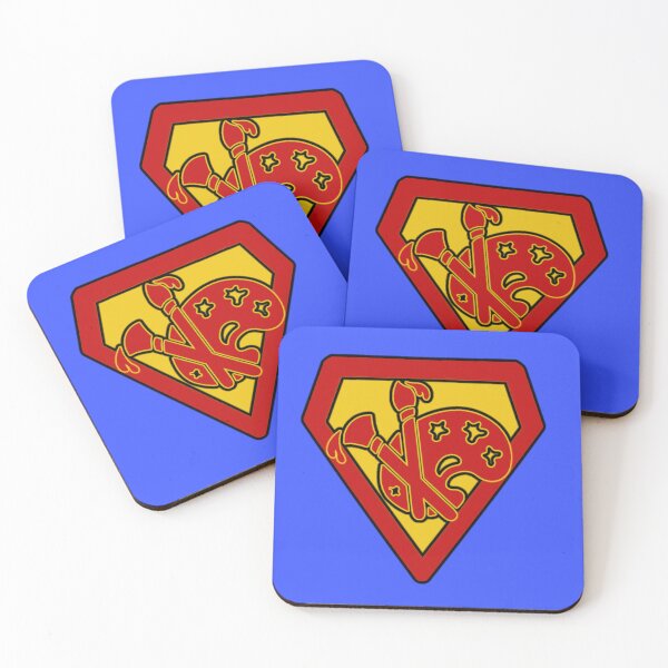 Item preview, Artist Hero – Paintbrush & Palette Super Logo   designed and sold by Lucky Pig Teesigns .