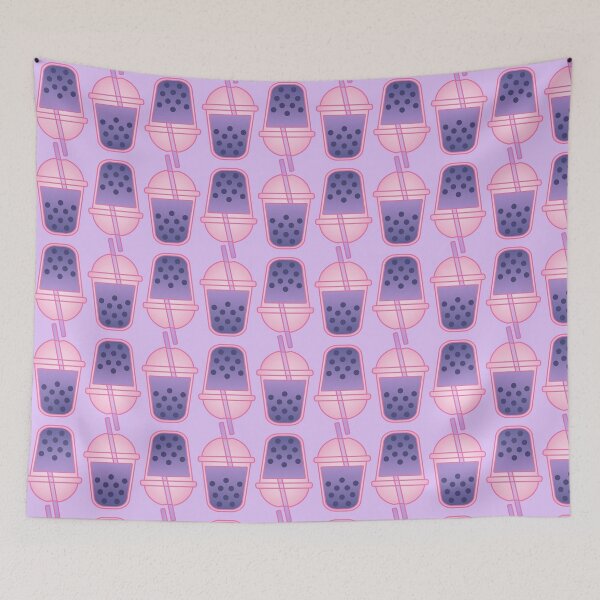 Item preview, Boba Tea Drink - Pink & Purple  designed and sold by SChristineBrink.