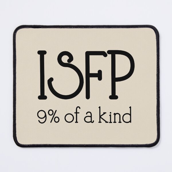 Item preview, ISFP 9% of A Kind | MBTI Personality Type | Creative Soul Quote Sticker  designed and sold by MysticMagpie.