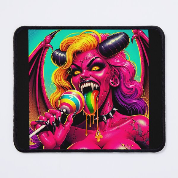 Item preview, Demonic Lady Lollipop Rainbow Wings designed and sold by Voodoo Store Paranormal Collections.