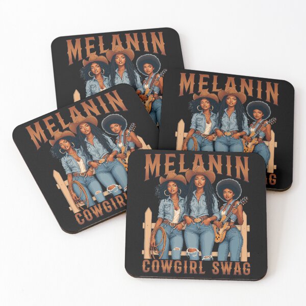Item preview, Melanin Cowgirl Swag II designed and sold by MelanatedWomanPrintDesign.