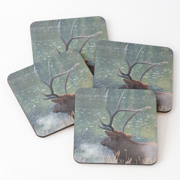 Item preview, Estes Elk on a Fall Morning designed and sold by Eclectically-Kimberly.