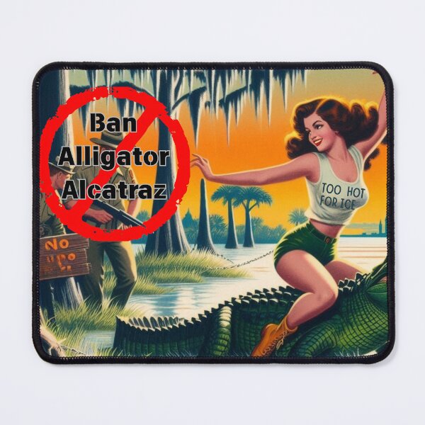 Item preview, Alligator Alcatraz Protest designed and sold by FloridaWildOnes.