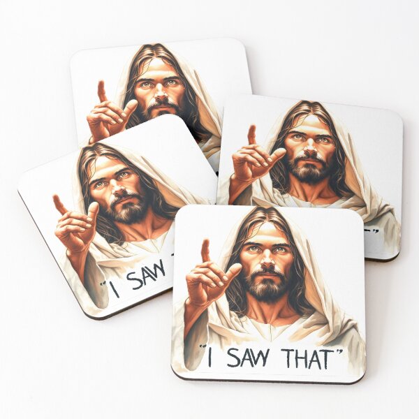 Item preview, Jesus I saw that meme Sticker designed and sold by AV.