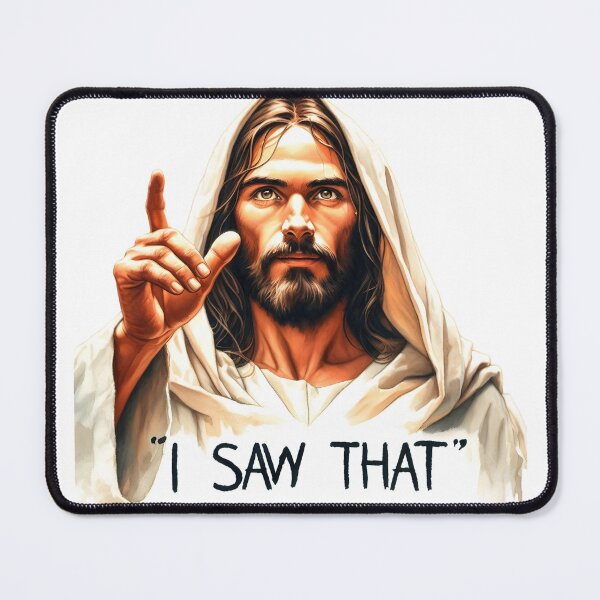 Item preview, Jesus I saw that meme Sticker designed and sold by AV.