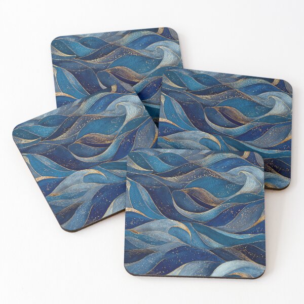 Item preview, Modern Ocean Waves designed and sold by WatercolorLane.