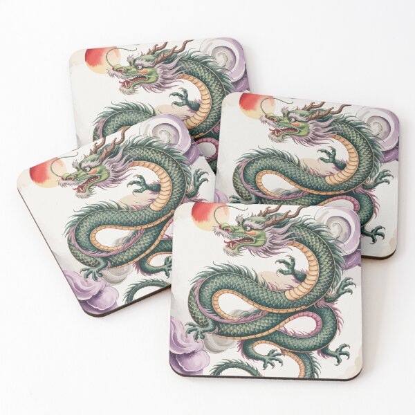 Item preview, Fierce Chinese Dragon Art designed and sold by Ketique.