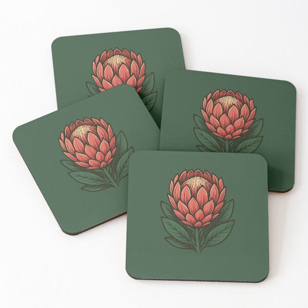 Item preview, Elegant Protea Pattern | South African Floral Design designed and sold by Lizscorpio.