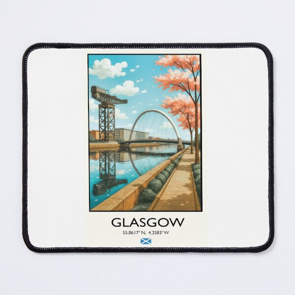 Item preview, Glasgow travel poster designed and sold by chicolabronse.