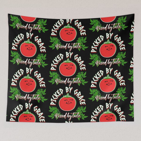 Item preview, tomato girl summer | picked by grace kissed by taste | Christian twist to internet meme designed and sold by ZechJohnRB.