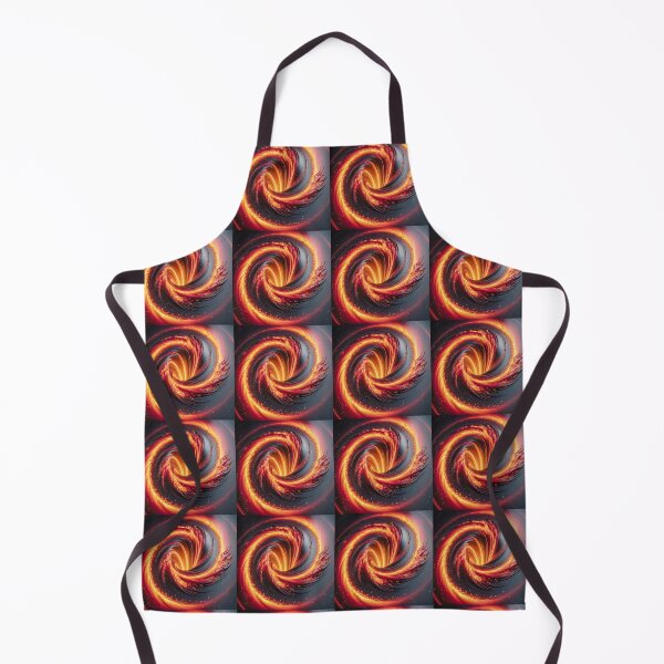 Item preview, Abstract Swirly Whirlpool Molten Crimson, Orange, Gold designed and sold by SilentSpirits.