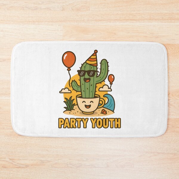 Item preview, Party Youth Cactus | Fun Beach Summer Design designed and sold by ALITOPRINCE.