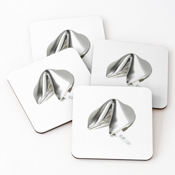 Item preview, silver fortune cookie designed and sold by angelicfemme.