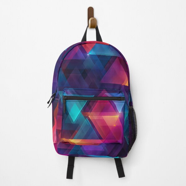 Item preview, Bright Electric Triangle Geometric designed and sold by WatercolorLane.