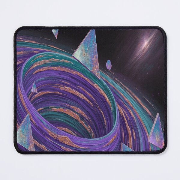 Item preview, Abstract Vortex Purple, Teal, Copper, In Dark Space designed and sold by SilentSpirits.