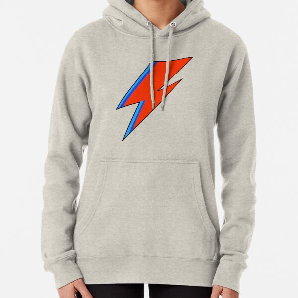David Bowie Lightning Bolt Pullover Hoodie