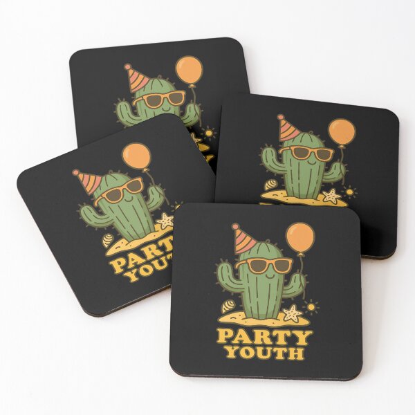Item preview, Party Youth Cactus | Fun Beach Summer Design designed and sold by ALITOPRINCE.
