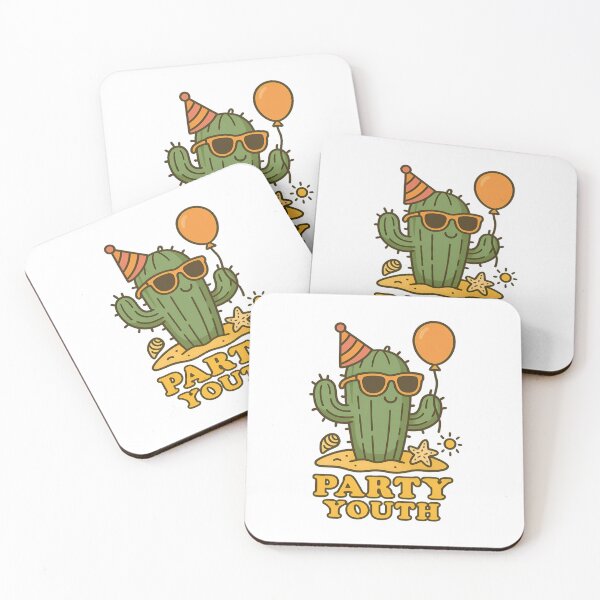 Item preview, Party Youth Cactus | Fun Beach Summer Design designed and sold by ALITOPRINCE.