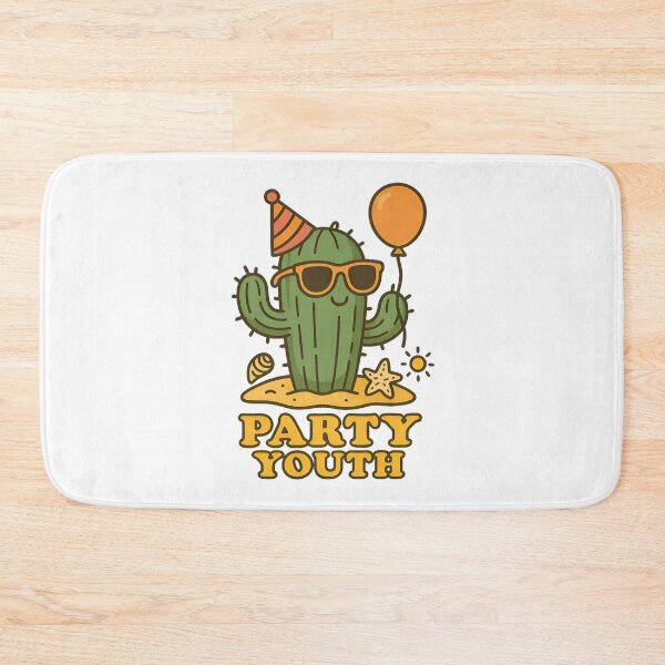 Item preview, Party Youth Cactus | Fun Beach Summer Design designed and sold by ALITOPRINCE.