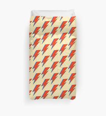 David Bowie Lightning Bolt Duvet Cover