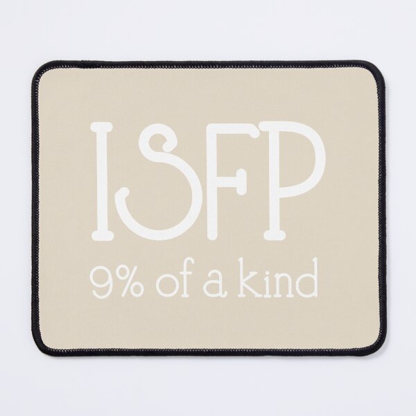 Item preview, ISFP 9% of A Kind | MBTI Personality Type | Creative Soul Quote Sticker - White designed and sold by MysticMagpie.