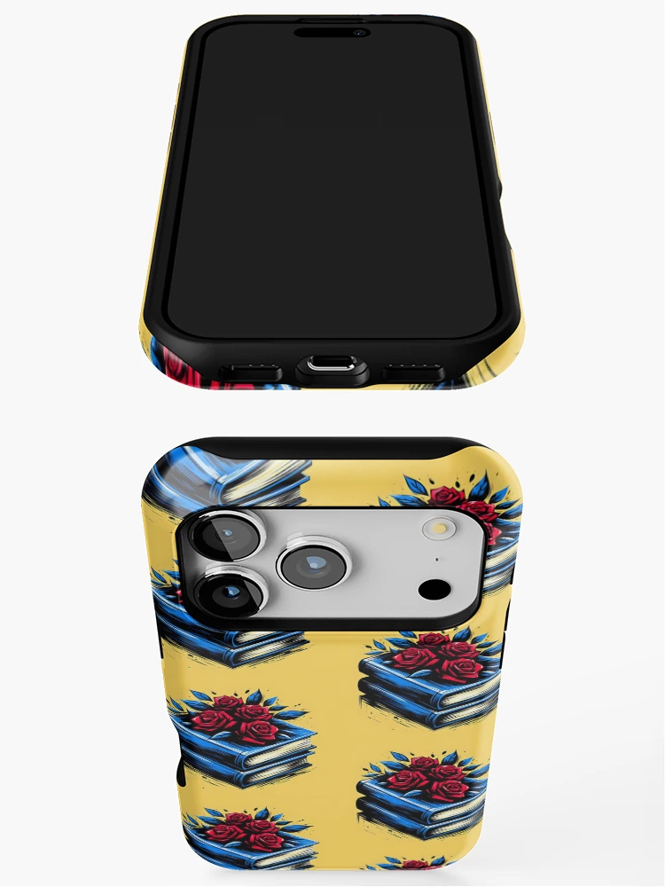 Thumbnail 3 of 4, iPhone Case, Bookstack designed and sold by GraphicsClub.