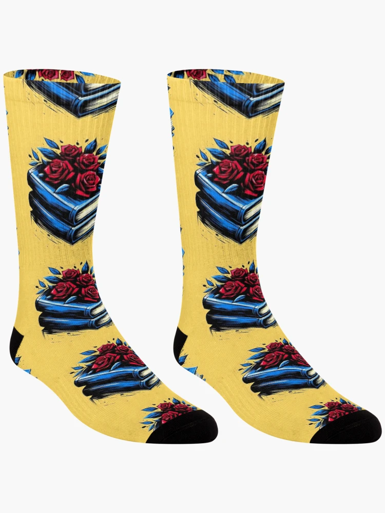 Thumbnail 3 of 5, Socks, Bookstack designed and sold by GraphicsClub.