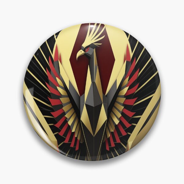 Artikelvorschau, Geometrisches Art-Deco-Design „Phoenix Rising“ entworfen und verkauft von Max Store.