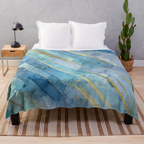 Item preview, Ocean Mist Stripes designed and sold by WatercolorLane.