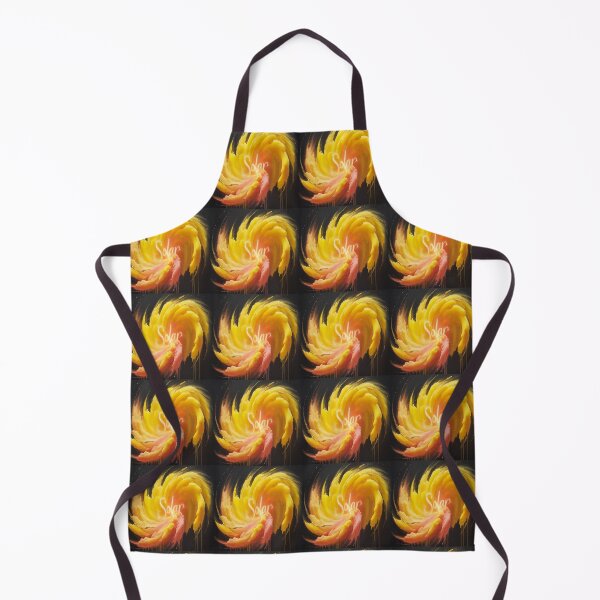 Item preview, Abstract Swirling Nebula, Yellow, Tangerine 'Solar' designed and sold by SilentSpirits.