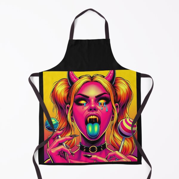 Item preview, Neon Demon Lady Lollipop Split designed and sold by Voodoo Store Paranormal Collections.