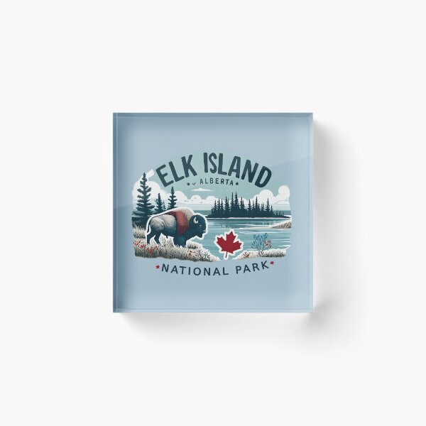 Item preview, Elk Island National Park Alberta  designed and sold by HowToCanadian.