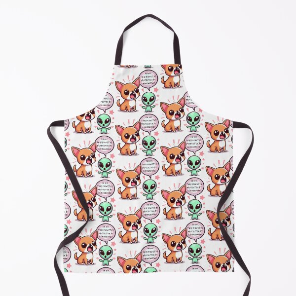 Item preview, Alien Afraid of Chihuahuas designed and sold by Ghost on Toast.