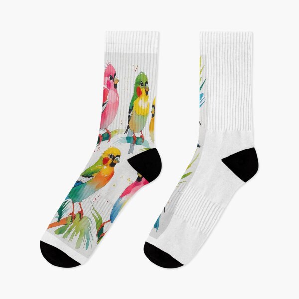 Item preview, Whimsical Tropical Birds Watercolor Matisse Style designed and sold by Max Store.