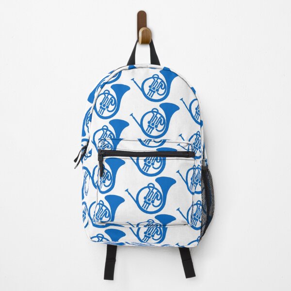 Item preview, Blue French Horn Minimalist Music Art HIMYM designed and sold by Greemo03.
