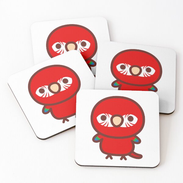 Item preview, Red-and-green macaw designed and sold by INKOYADO.