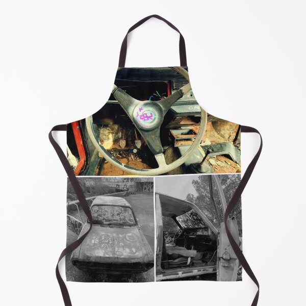 Item preview, Colorful Graffiti on Abandoned Vintage Car designed and sold by Dryft7.