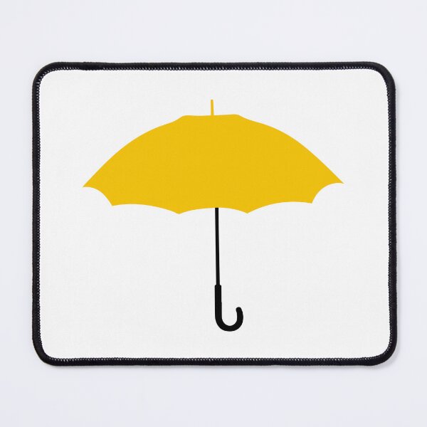 Item preview, Yellow Umbrella Minimalist Silhouette TV Show Inspired HIMYM designed and sold by Greemo03.