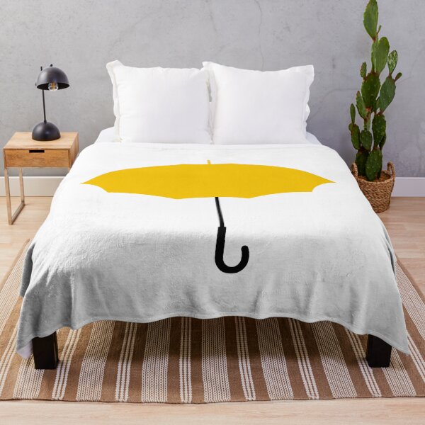 Item preview, Yellow Umbrella Minimalist Silhouette TV Show Inspired HIMYM designed and sold by Greemo03.