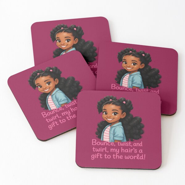 Item preview, "Bounce, twist, and twirl—my hair’s a gift to the world!" designed and sold by 1st Choice Design.