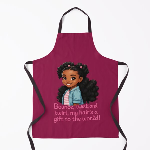 Item preview, "Bounce, twist, and twirl—my hair’s a gift to the world!" designed and sold by 1st Choice Design.
