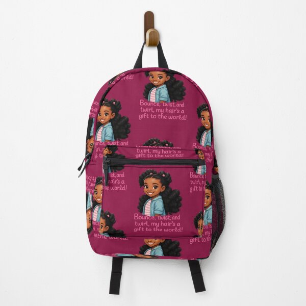 Item preview, "Bounce, twist, and twirl—my hair’s a gift to the world!" designed and sold by 1st Choice Design.
